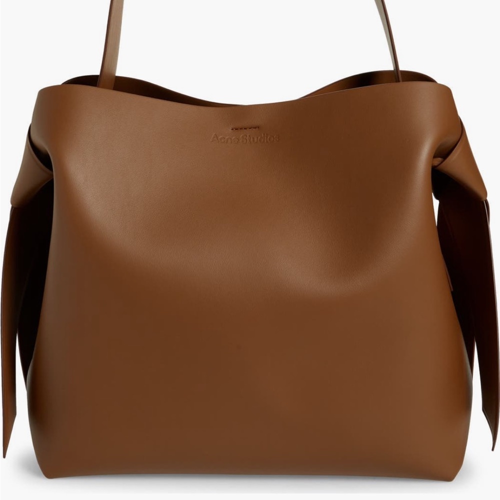 Acne Studios Camel Brown Leather Tote - Picture 2 of 12